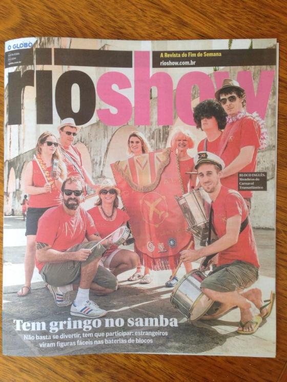 Carnaval Transatlantico hits the front page!